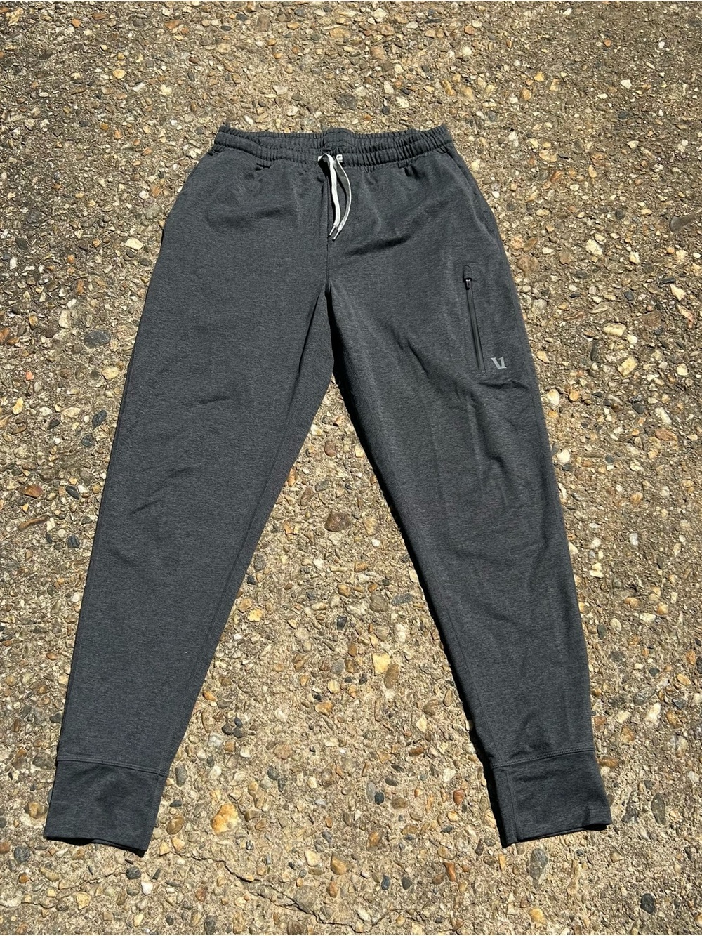 Women's Vuori Charcoal Gray Jogger Pants with Drawstring
